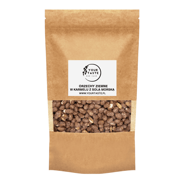 Saltede karamel-jordnødder 500 g
