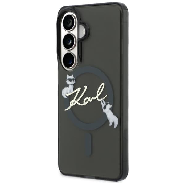 Karl Lagerfeld IML KC Script MagSafe-etui til Galaxy S26+, sort