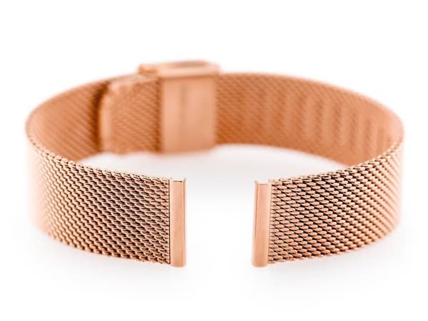 Armband Pacific M6 - HQ-mesh - rosenguld 14mm