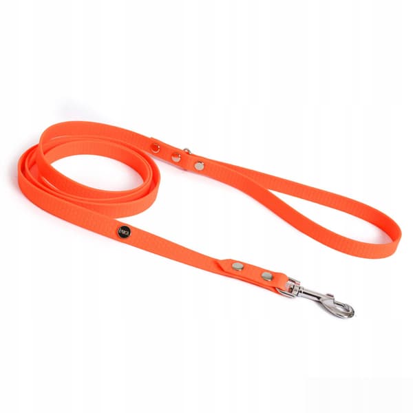 Hexa city hundkoppel, bredd 16 mm, M, 2,2 m/neon orange