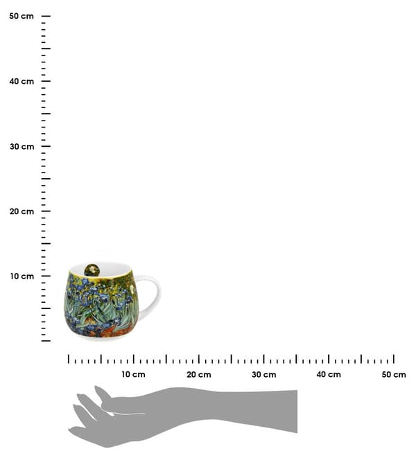 Porcelæns fadkrus 430 ml Van