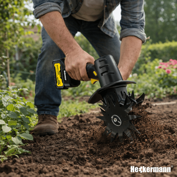 Heckermann Basic AJMGG20 batteridrevet mini-jordfreser