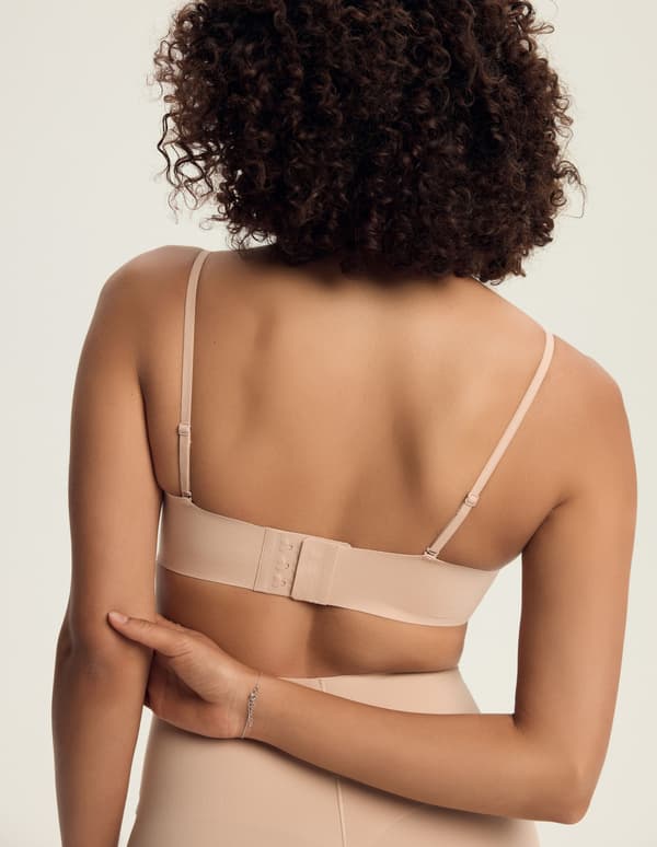 Slät Esotiq Vadderad BH | Beige 75D
