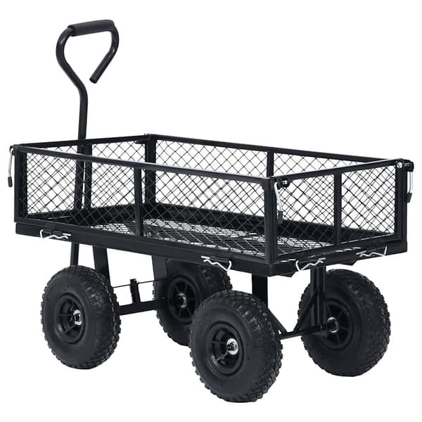 vidaXL havevogn sort 250 kg