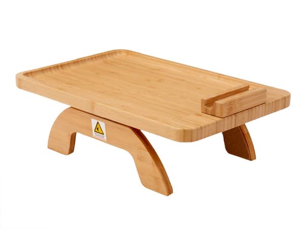 Bambu soffbord med armstöd 35×25 cm