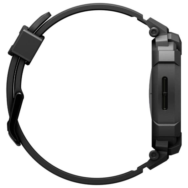 Spigen Rugged Armor Pro Rem til Samsung Galaxy Watch 8 44mm Sort