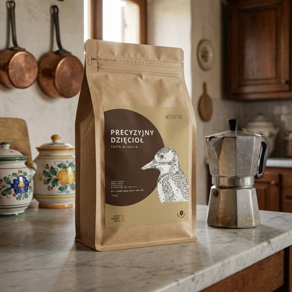 CRAFTBE Kaffebönor Precision Hackspett 1kg Arabica 100% nyrostade