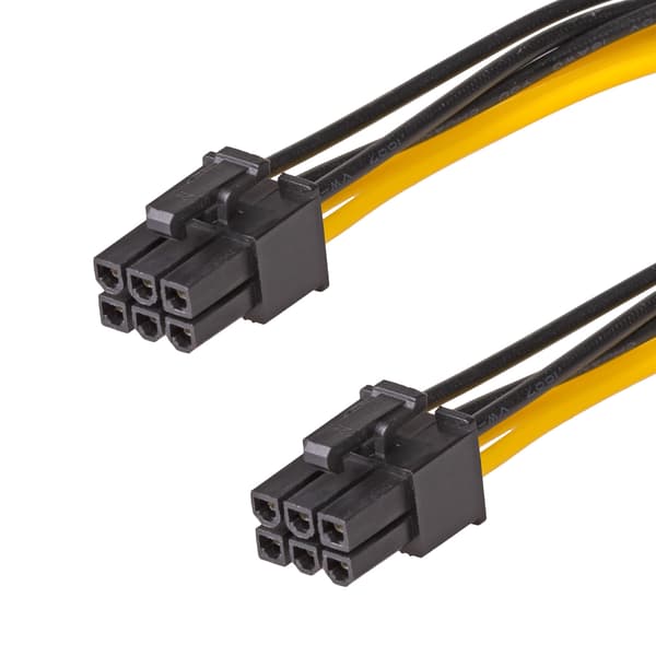 PCI-E - PCI-E 6-bens kabel Akyga AK-CA-49 Grafikkort strømadapter 40cm