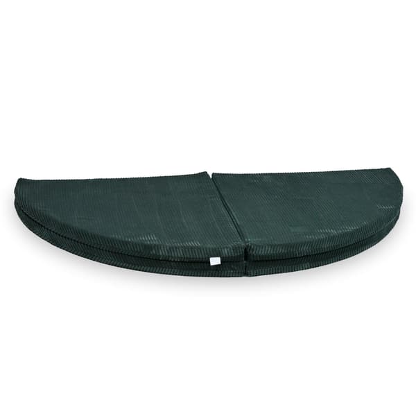 Rund foldemåtte, diameter 160, Corduroy Grøn
