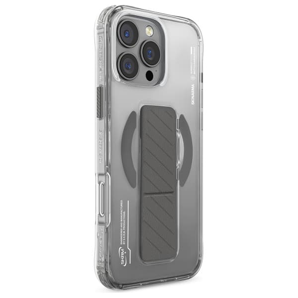 Skinarma Axon MagSafe Stand-cover til iPhone 16 Pro Max Titanium