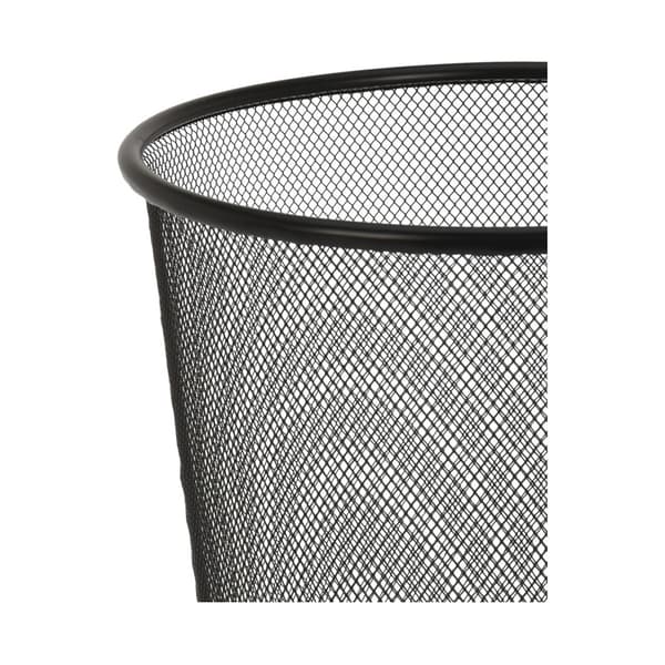 Metal affaldsspand sort 28 cm