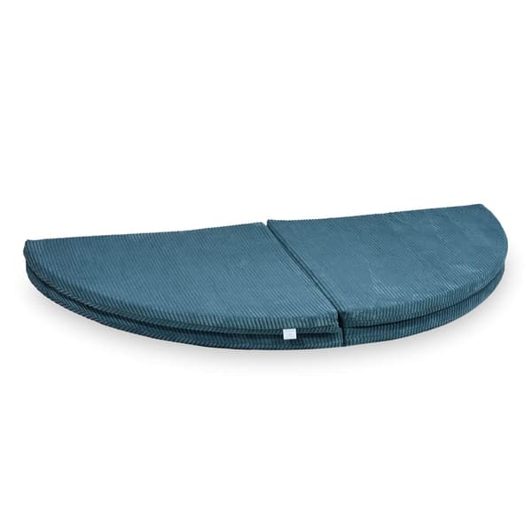 Rund foldemåtte, diameter 160, Corduroy Blå