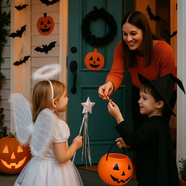 [paket] Ängeldräktsset Halloweenkostym H36