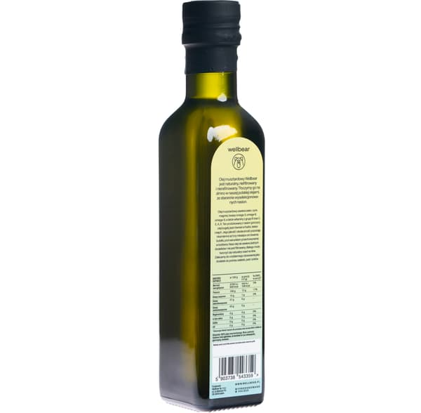 Wellbear - Kallpressad senapsolja - 250 ml