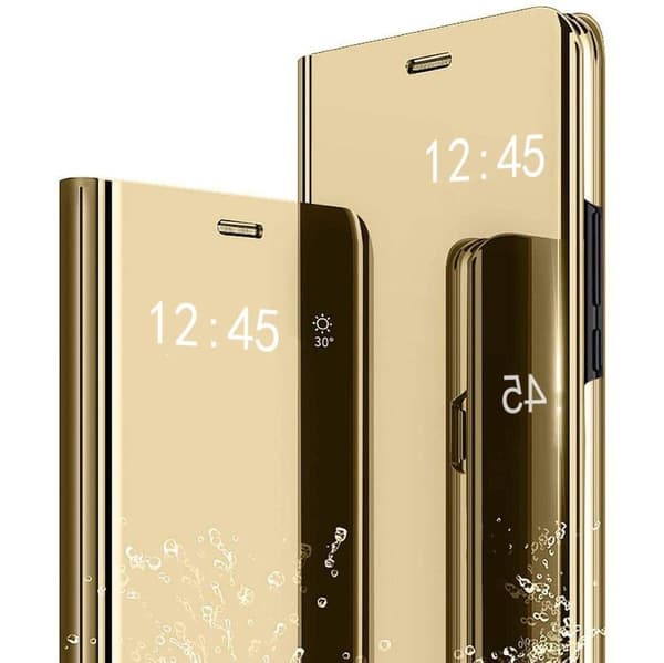 Samsung Galaxy A32 5G Clear View-skal, guld