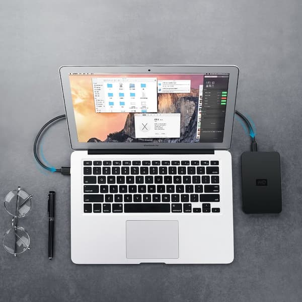 USB - mini-USB-kabel 480 Mbps 1 m svart