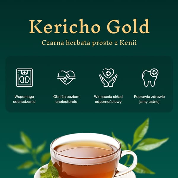 KERICHO GOLD Musta tee 25 teepussia