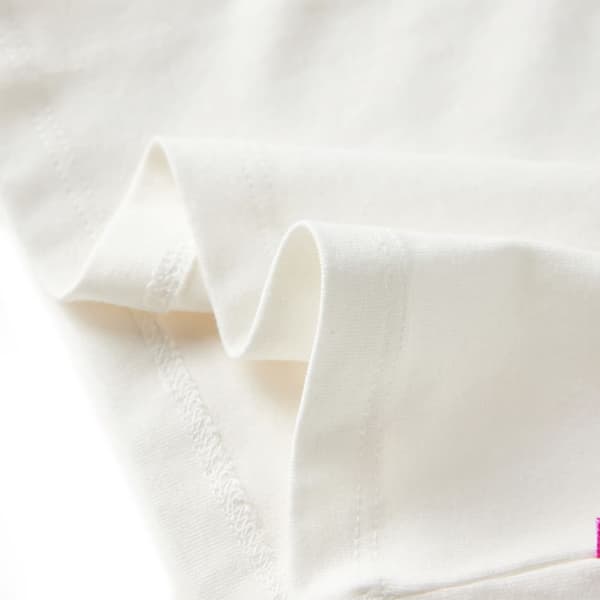 Barn långärmad T-shirt, ecru, 116