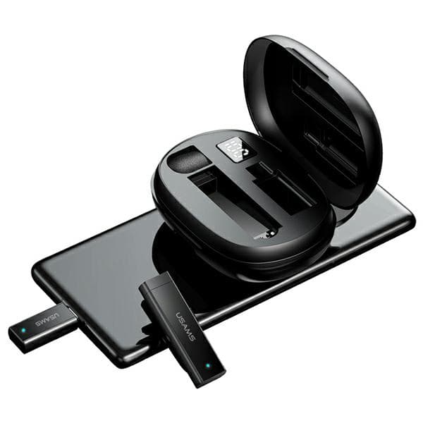 USAMS ENC 2.4G langaton lavalier-mikrofoni USB-C