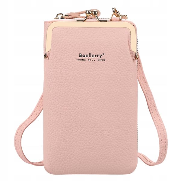 Mini clutch skuldertaske til kvinder, sort Baellerry