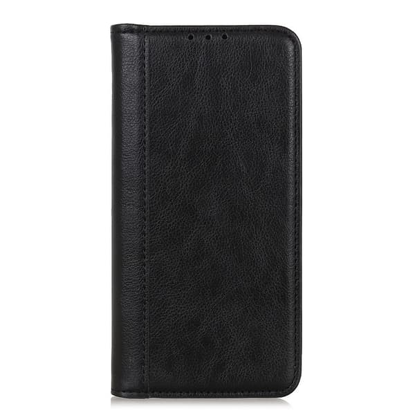 OnePlus 13 Split Læder Flip Cover, Sort