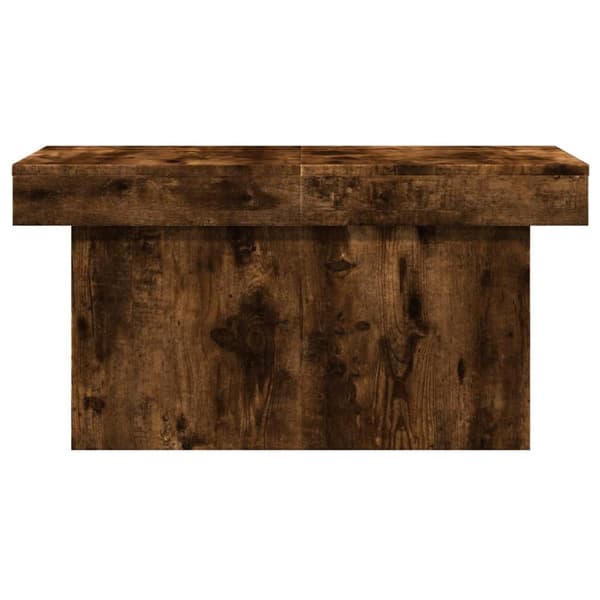 vidaXL sofabord røget eg 80x55x40 cm