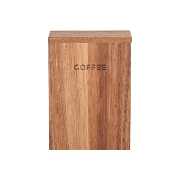 Kaffebeholder i akacietræ