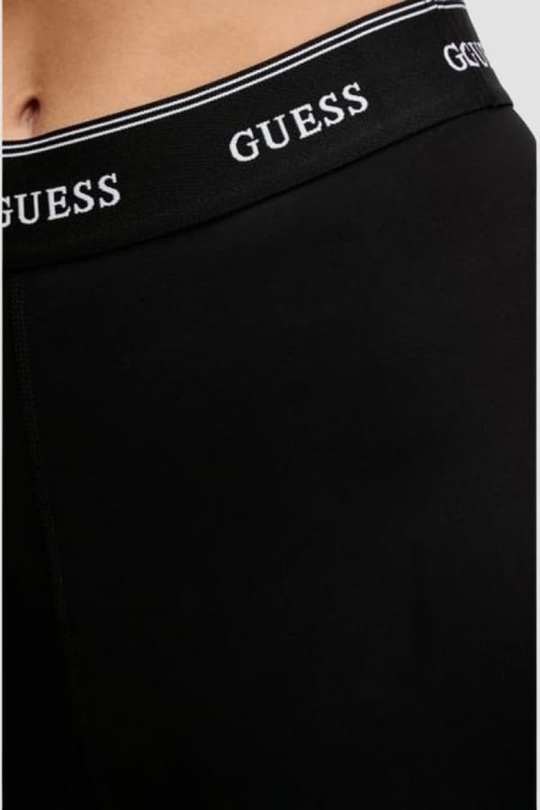 Guess sorte dameleggings med Alba S-logo