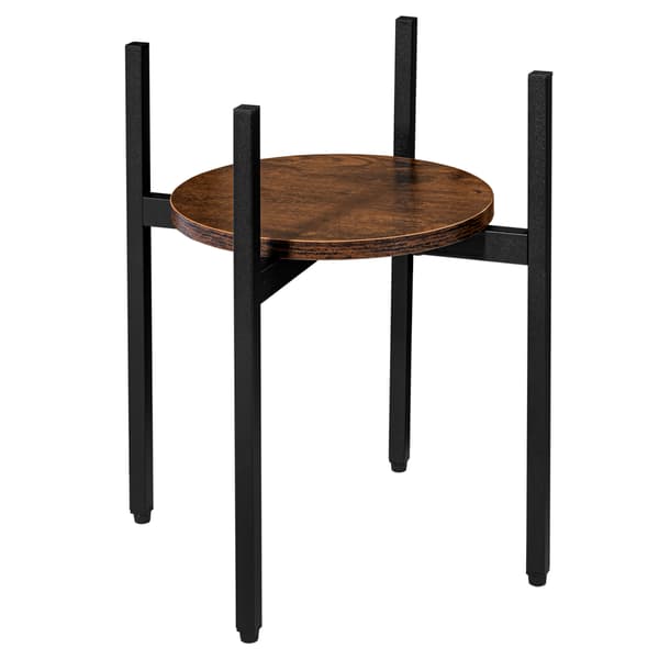 Torre Rustic loft stående blomsterstander 40 cm sort