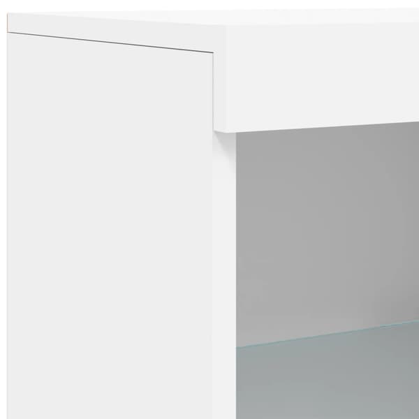 vidaXL LED-skab hvidt 41x37x100 cm