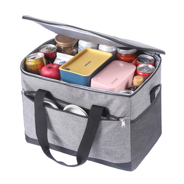 TERMO STRANDPICNICTASKE TIL MAD STOR GRÅ 16 LITER
