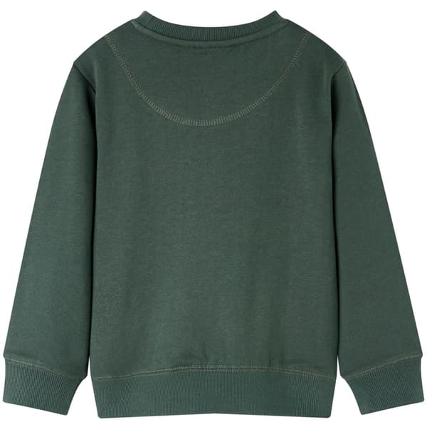 Børnesweatshirt, mørkegrøn, 104