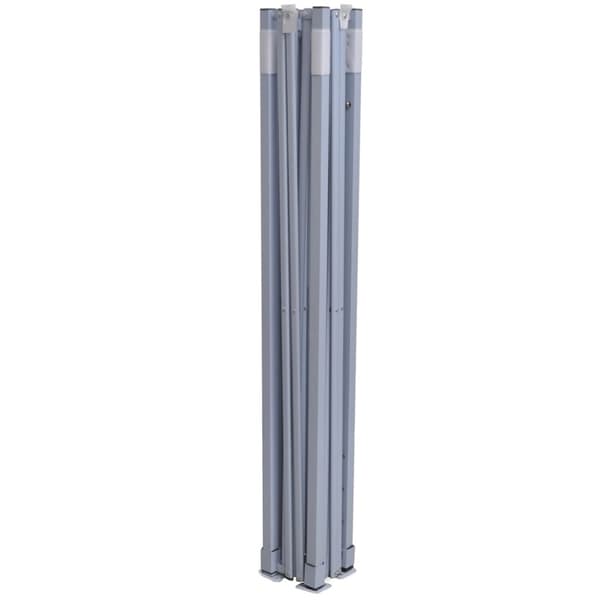 vidaXL professionelt foldbart festtelt, 2 sider, 2x2 m, stål