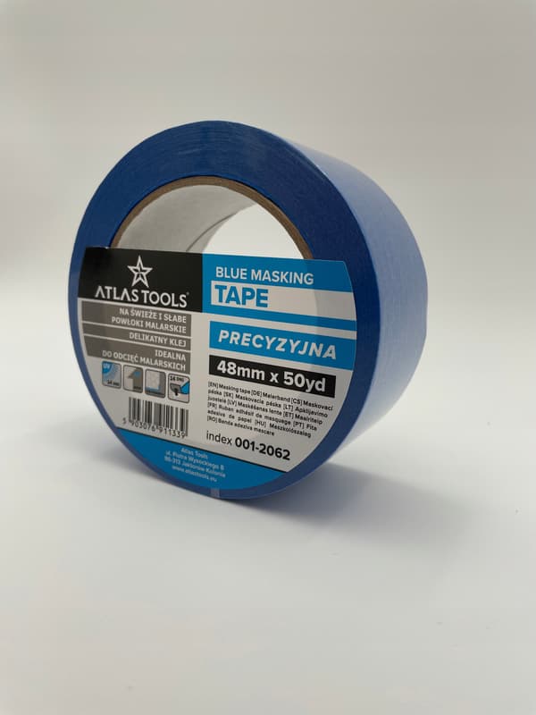 ATLAS TOOLS BLÅ MALETAPE DELICATE PRECISION 48 mm/50 yards
