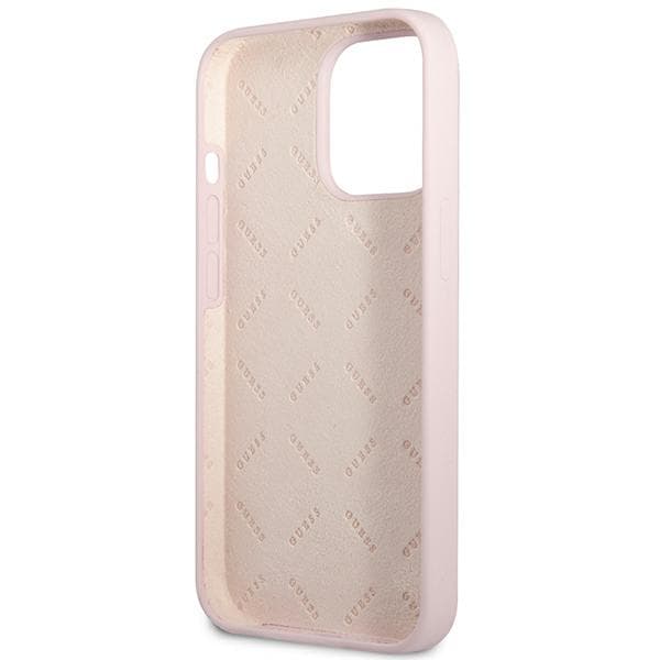 Guess Silikone Trekantet Logo Etui til iPhone 13 Pro Max, Lilla
