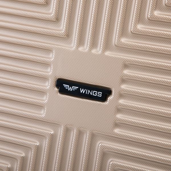 Set med 3 WINGS PC ECO CHAMPAGNE-väskor