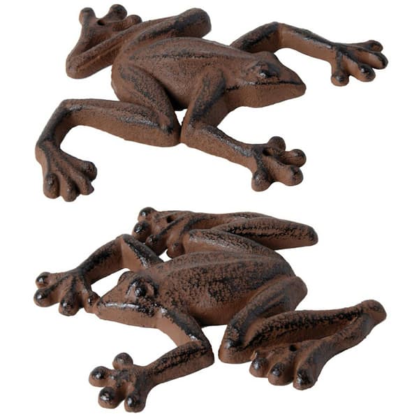 Trädgårdsfigur gjutjärnsfrö 2 st.