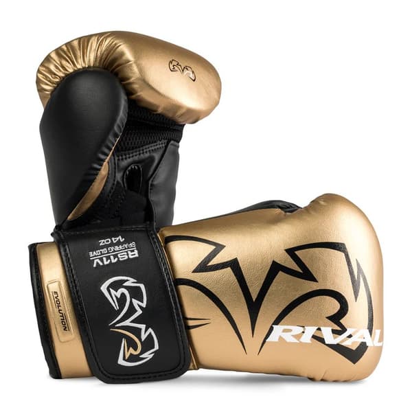 Rival RS11V Professionella Boxningshandskar 16OZ Guld