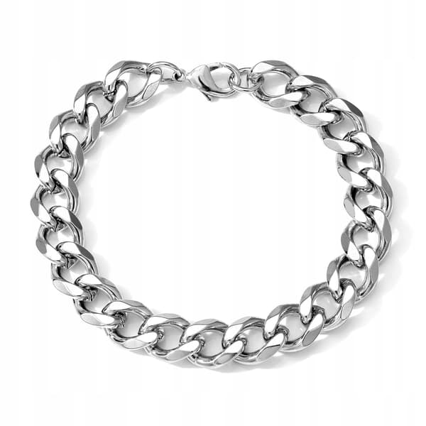 TYKT ARMBÅND Sølv Herrearmbånd 24cm ELEGANT + GRATIS