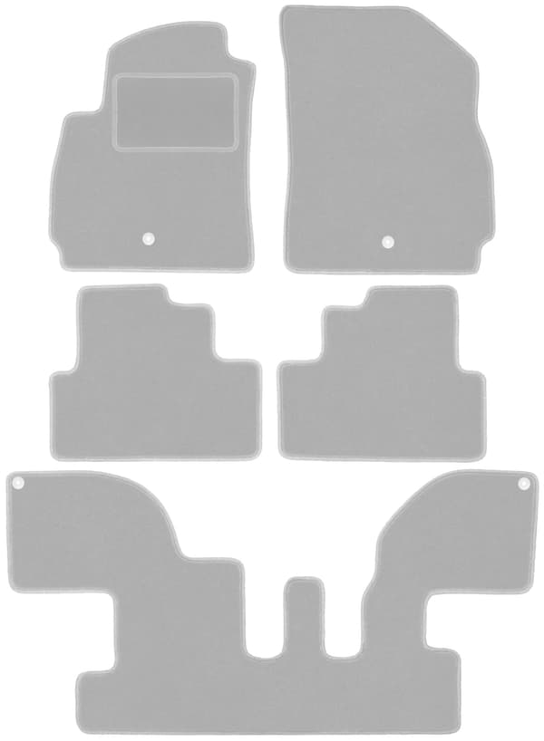 Grå bilmåtter til: Chevrolet Orlando I minivan (2010-2018)