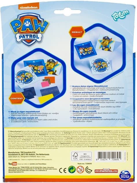 Spin Master Paw Patrol Pixelmålning Mosaik