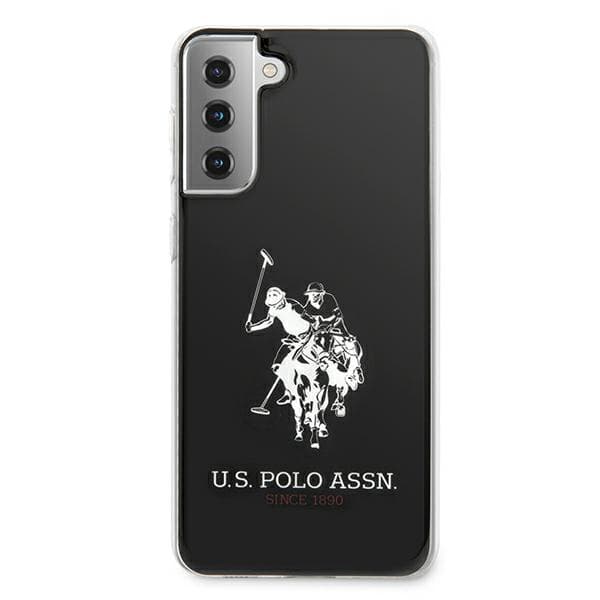 US Polo Shiny Big Logo-cover til Galaxy S21+, sort
