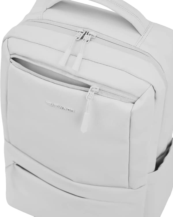WINGS CBP003 kabinryggsäck med laptopficka och ventilationssystem GRÅ