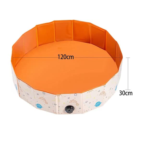 Lekpool MASTER 120 x 30 cm med bollar