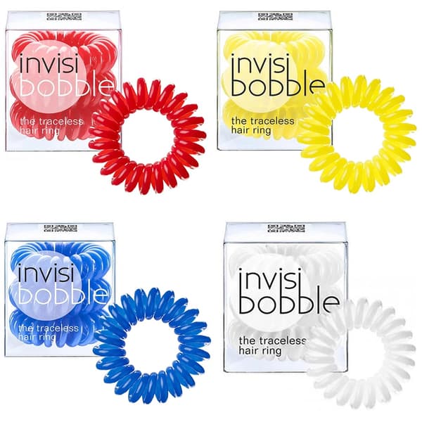 Invisibobble Basic Hårsnoddar 3 st Hallonröd