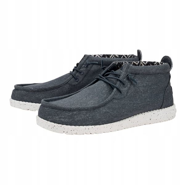 HEYDUDE WALLY MID CANVAS 40701 |40| GRÅ