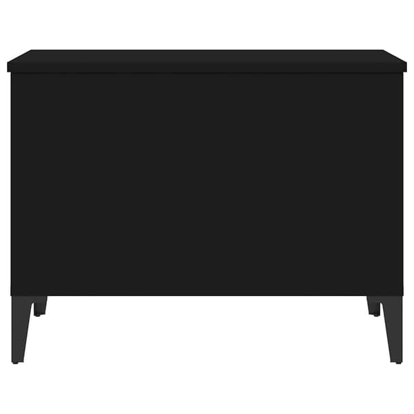 vidaXL sofabord, sort, 60x44,5x45 cm, træbaseret materiale