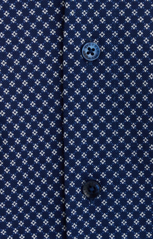 Slim fit-skjorta med tryck S