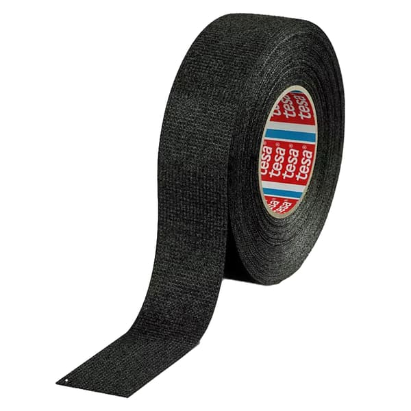 Tesa Strong Resistent Sort Isoleringstape med Fnug 15m x 19mm