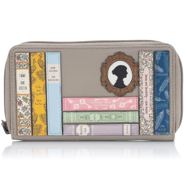 Jane Austen Yoshi Damplånbok i Läder Y1258 Grå